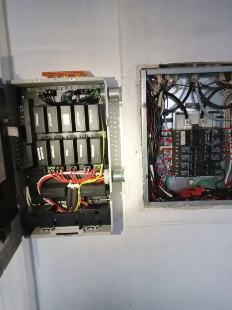 Electrical panel upgrade completed for Security Camera Wiring in Manhattan